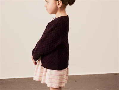 Name It jet stream/pastel lavender stribet kjole